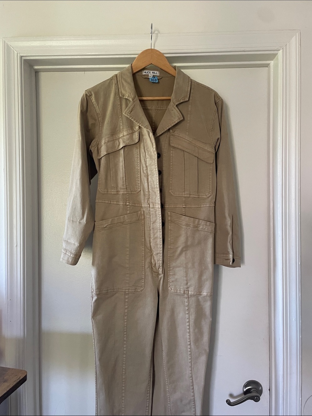 Alex Mill Khaki Utility Jumpsuit Jacket